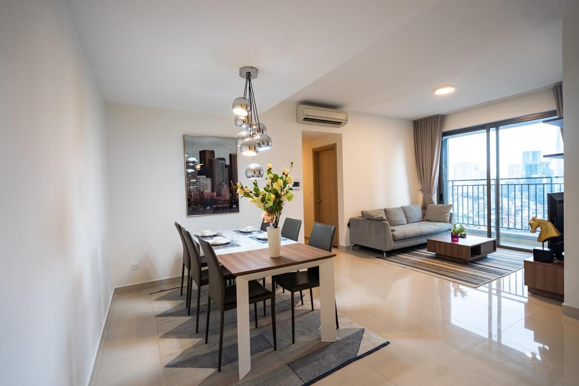 Central Business District Rivergate Apartment - Free Pickup & Pool Ho-Chi-Minh-Stadt Exterior foto