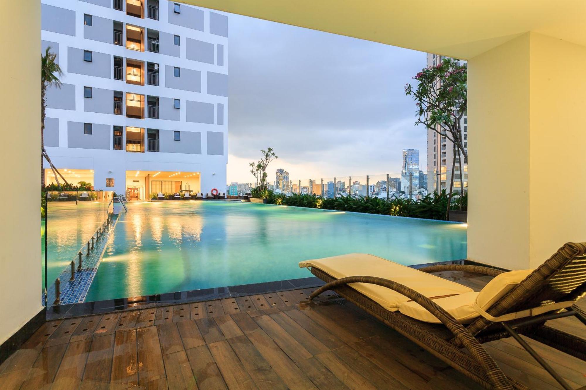Central Business District Rivergate Apartment - Free Pickup & Pool Ho-Chi-Minh-Stadt Exterior foto