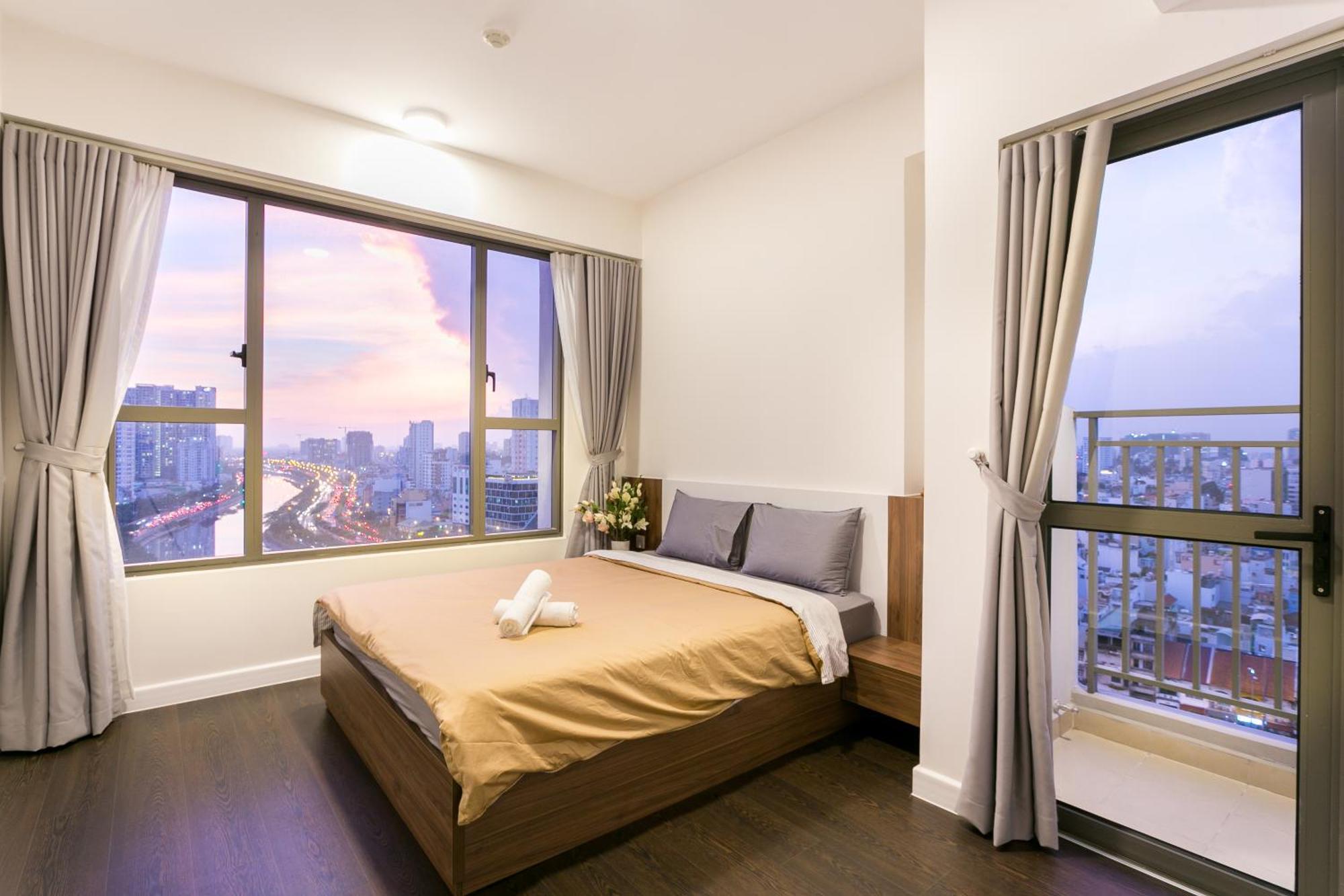 Central Business District Rivergate Apartment - Free Pickup & Pool Ho-Chi-Minh-Stadt Exterior foto