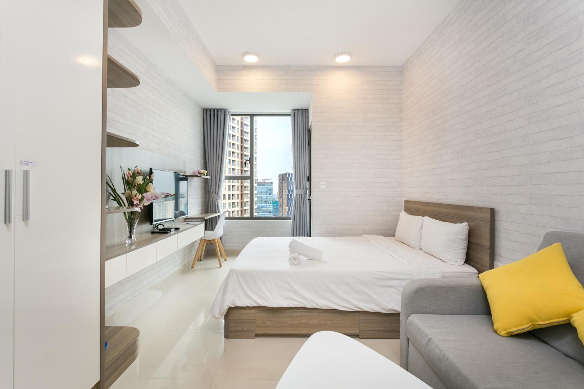 Central Business District Rivergate Apartment - Free Pickup & Pool Ho-Chi-Minh-Stadt Exterior foto